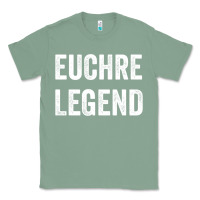 Sage Euchre Legend Best Euchre Card Board Game Player Gift Classic Tee - lanVoArt