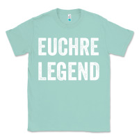 Seafoam Euchre Legend Best Euchre Card Board Game Player Gift Classic Tee - lanVoArt