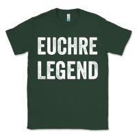 Sports Green Euchre Legend Best Euchre Card Board Game Player Gift Classic Tee - lanVoArt