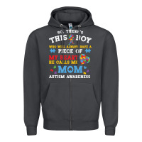 Smoke LIL Autism Mom Zipper Hoodie - CowhideDigitalArt
