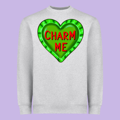 Valentine's Day Hearts Heavyweight Sweatshirt Designed By Fadigitalartstudio