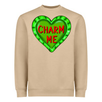 Mushroom valentine's day hearts Heavyweight Sweatshirt - FaDigitalArtStudio