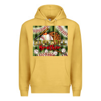 Antique Gold baseball brother tumbler Premium Hoodie - BundleAndBundleShop