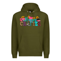 Army Green happy crafter Premium Hoodie - RanaPortraitStore