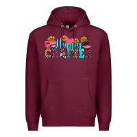 Burgundy happy crafter Premium Hoodie - RanaPortraitStore