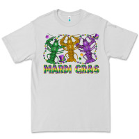 Dove Grey mardi gras crawfish Premium Tee - LillyAllenDesigns