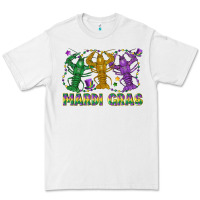 White mardi gras crawfish Premium Tee - LillyAllenDesigns