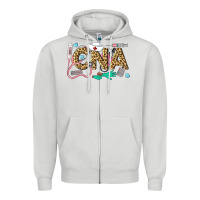 Dove Grey Western Certified Nursing Assistant Zipper Hoodie - LillyAllenDesigns