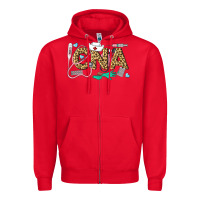 Red Western Certified Nursing Assistant Zipper Hoodie - LillyAllenDesigns