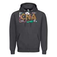 Smoke Western Certified Nursing Assistant Zipper Hoodie - LillyAllenDesigns