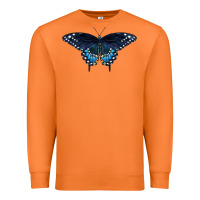 Carrot Black Swallowtail Butterfly Premium Sweatshirt - LillyAllenDesigns