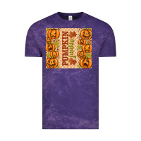 Cloud Purple Fall Pumpkin Junkie Vintage Tee - texasbilliewilder