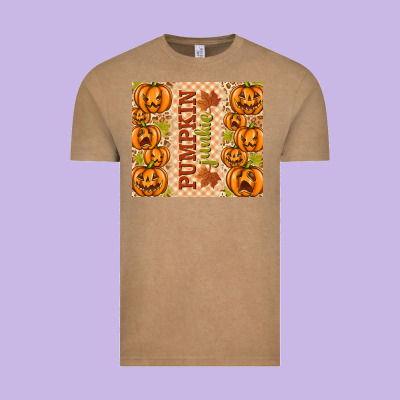 Fall Pumpkin Junkie Vintage Tee Designed By Texasbilliewilder