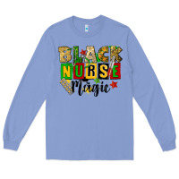 Colony Blue black nurse magic juneteenth Long Sleeve Tee - CowGirlArtShop