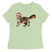 Matcha christmas christmas maine coon cat cat Ladies Tee - LillyAllenDesigns