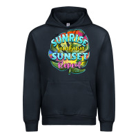 Navy sunrise sunburn sunset repeat Urban Hoodie - BarkalooDesign