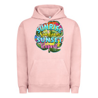 Pigment Salmon sunrise sunburn sunset repeat Urban Hoodie - BarkalooDesign