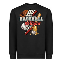 Black baseball mama Heavyweight Sweatshirt - FaDigitalArtStudio