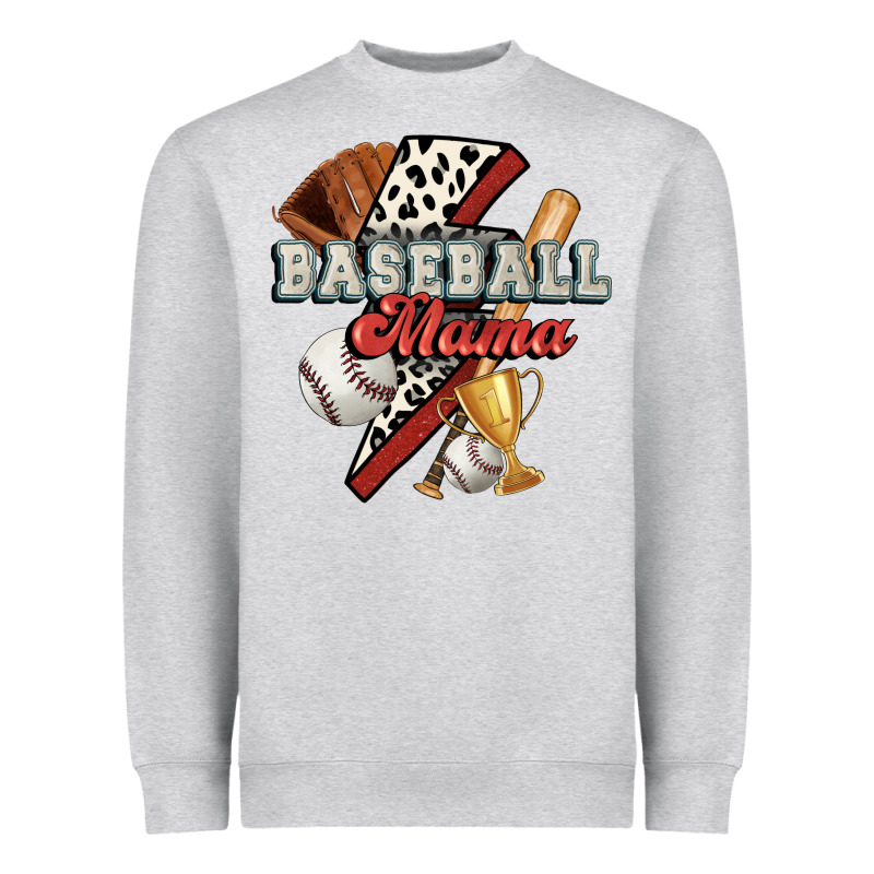 Baseball Mama Heavyweight Sweatshirt by FaDigitalArtStudio | Teevron