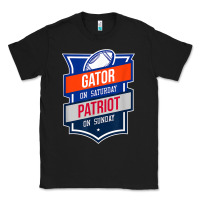 Retro Gator On Saturday Patriot On Sunday Gainesville Gift Classic Tee | Teevron