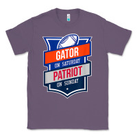 Lavender retro gator on saturday patriot on sunday gainesville gift Classic Tee - lanVoArt