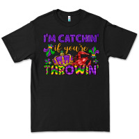 Black i m catchin if you re throwin Premium Tee - LillyAllenDesigns