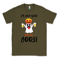 Army Green I'm Just Here For The Boos Classic Tee - Bettercallsaul