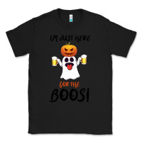 Black I'm Just Here For The Boos Classic Tee - Bettercallsaul