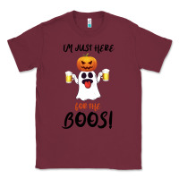 Burgundy I'm Just Here For The Boos Classic Tee - Bettercallsaul
