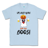 Dusty Blue I'm Just Here For The Boos Classic Tee - Bettercallsaul