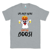 Heather Grey I'm Just Here For The Boos Classic Tee - Bettercallsaul