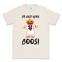 Natural I'm Just Here For The Boos Classic Tee - Bettercallsaul