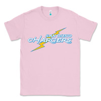 Bubblegum Pink vintage styled san diego chargers Classic Tee - lanVoArt