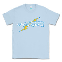 Dusty Blue vintage styled san diego chargers Classic Tee - lanVoArt