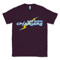 Plum vintage styled san diego chargers Classic Tee - lanVoArt