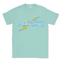 Seafoam vintage styled san diego chargers Classic Tee - lanVoArt