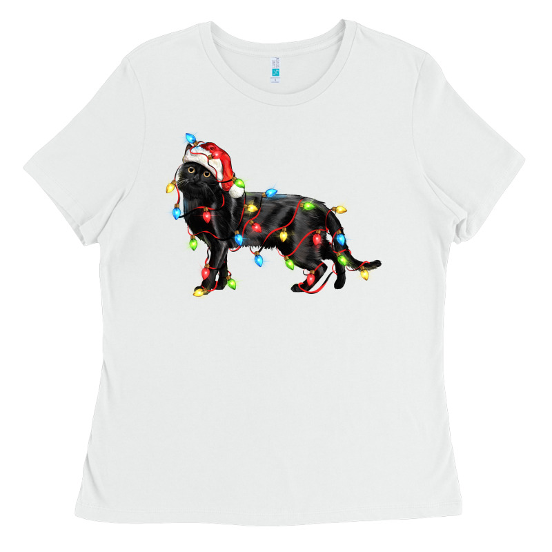 Christmas Bombay Cat Ladies Tee by LillyAllenDesigns | Teevron