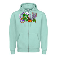Seafoam Halloween RN Registered NurseHalloween RN Register Zipper Hoodie - LillyAllenDesigns