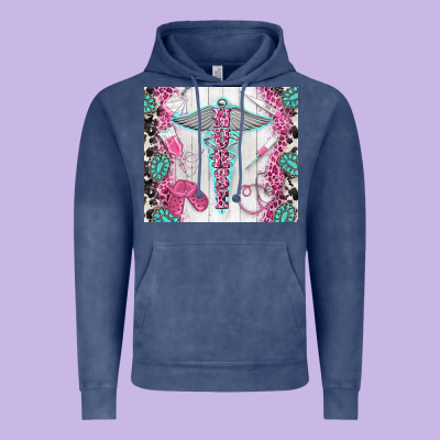 Nurse Vintage Hoodie Designed By Tumblerdesignbyshophia