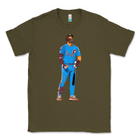 Army Green bryce harper powder blue Classic Tee - lanVoArt