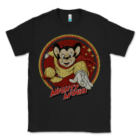 Black distressed mighty Classic Tee - lanVoArt