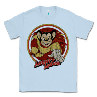 Dusty Blue distressed mighty Classic Tee - lanVoArt