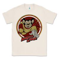 Natural distressed mighty Classic Tee - lanVoArt