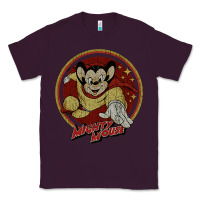 Plum distressed mighty Classic Tee - lanVoArt