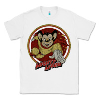 White distressed mighty Classic Tee - lanVoArt