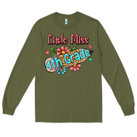 Army Green little miss fourth grade Long Sleeve Tee - Jasminsmagicworld