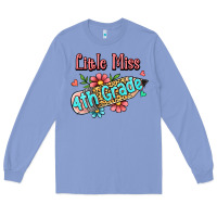 Colony Blue little miss fourth grade Long Sleeve Tee - Jasminsmagicworld