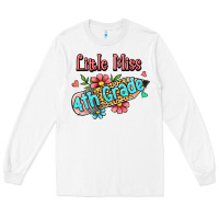 White little miss fourth grade Long Sleeve Tee - Jasminsmagicworld