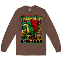 Chestnut celebrating black freedom 6 19 1865 juneteenth Long Sleeve Tee - CowGirlArtShop