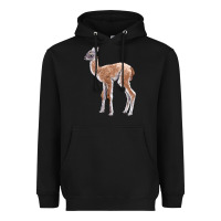 Black Guanaco Llama Baby Heavyweight Hoodie - LillyAllenDesigns